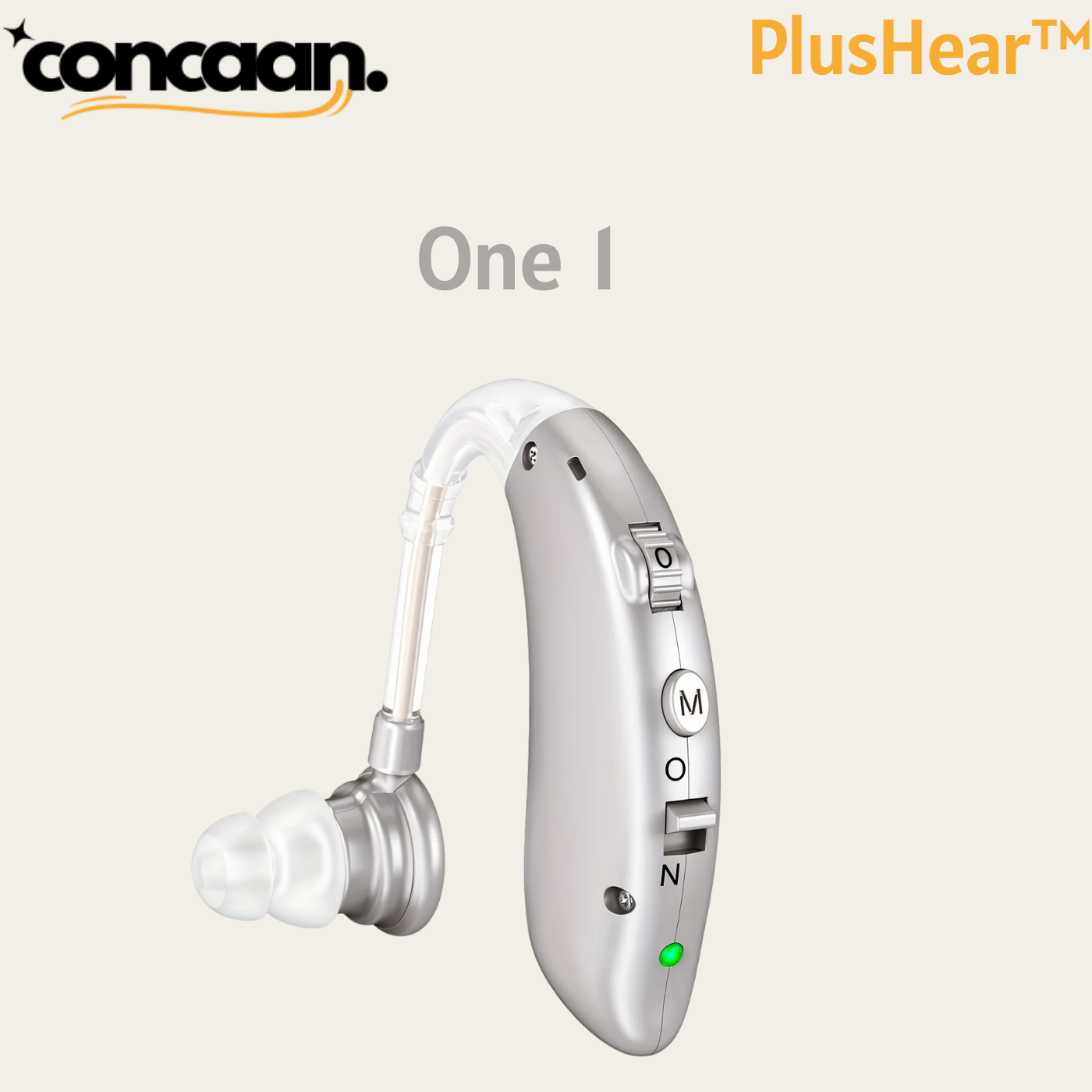 PlusHear™ BTE Rechargeable Digital Hearing Aid