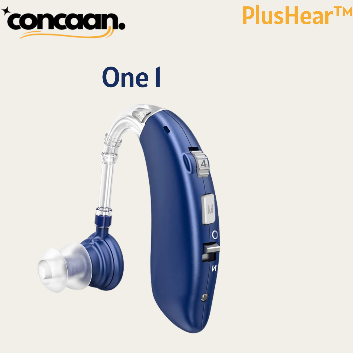 PlusHear™ BTE Rechargeable Digital Hearing Aid